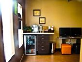 The real beverage bar at Serenity Dental